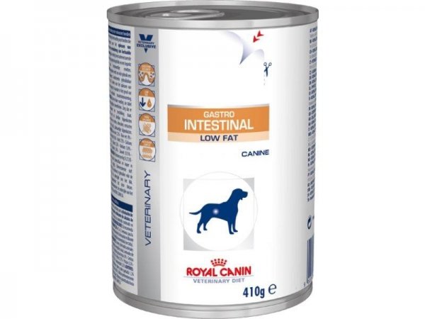 GASTRO-INTESTINAL LOW FAT Dog Cans 410г